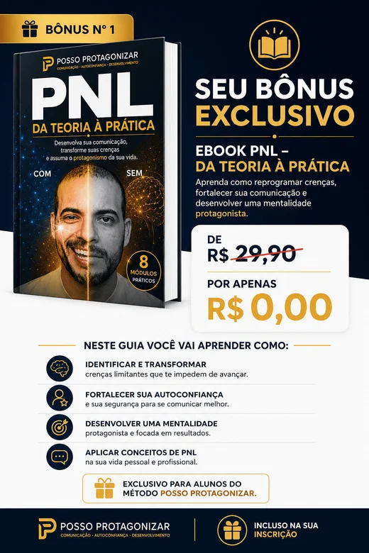 Bônus Ebook PNL da teoria à prática